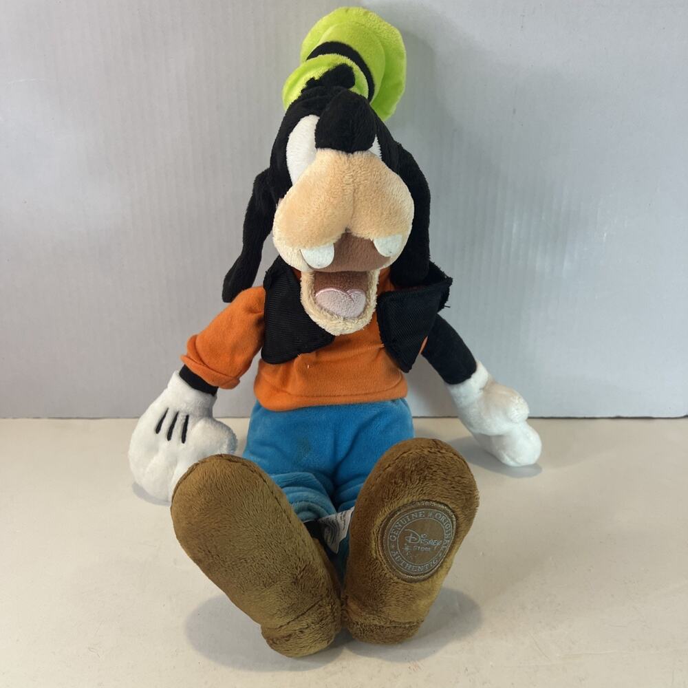 Disney Store Goofy Plush Original Genuine Authentic Stuffed Animal Fast Shipping